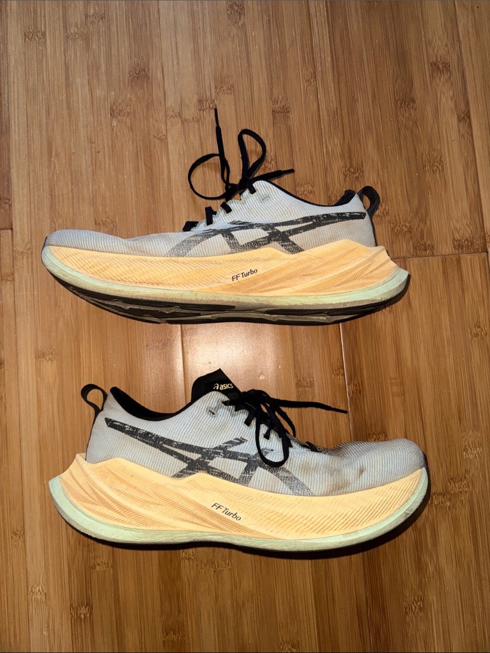 Asics Superblast 1 Peach Whisper/Green Mens 12